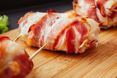 Bacon Wrapped Jalapeño Cornbread Stuffed Chicken Breast